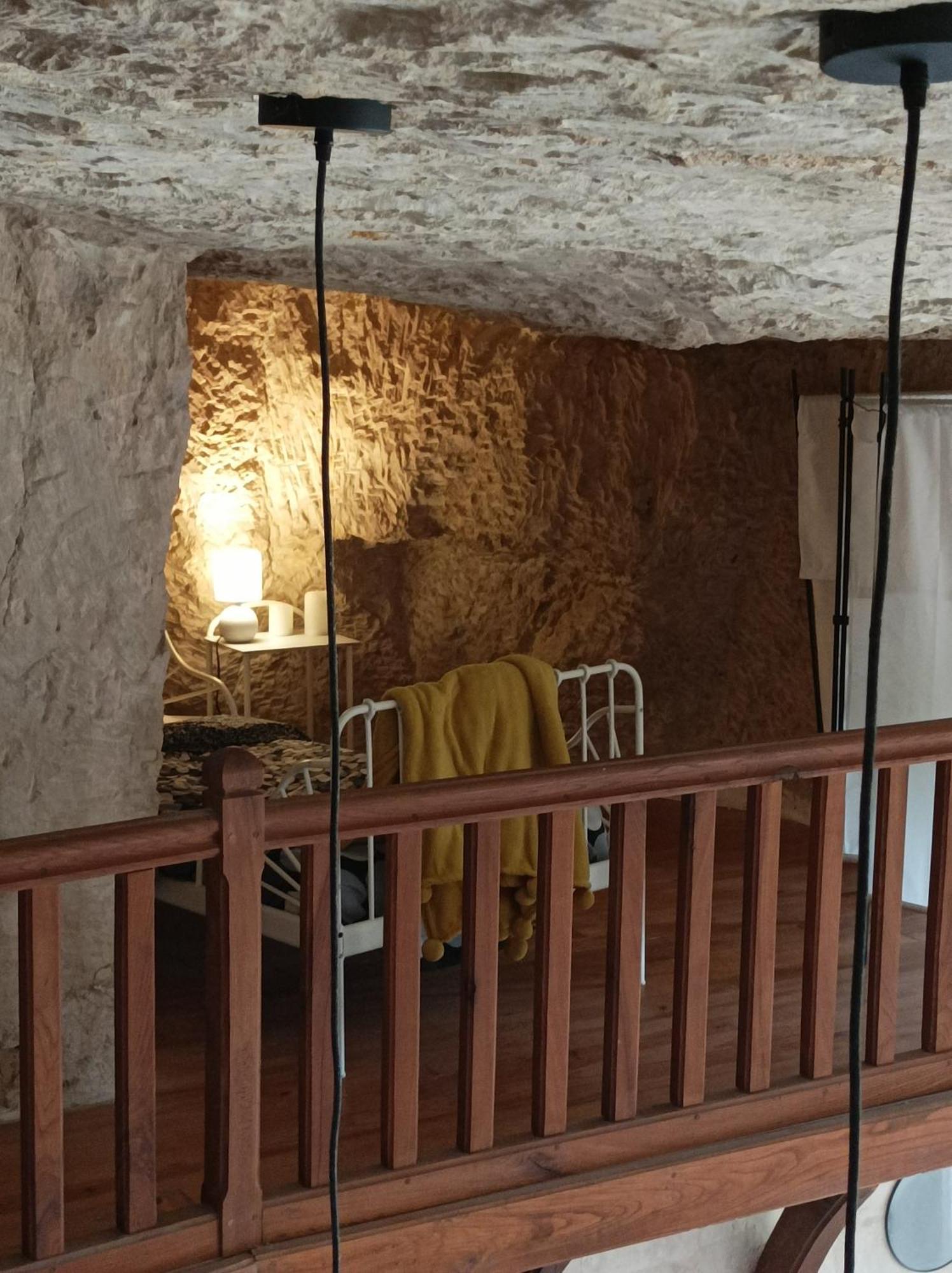 Gite Des Perreyeurs - Maison Troglodyte Avec Vue Sur Loire Montsoreau Extérieur photo